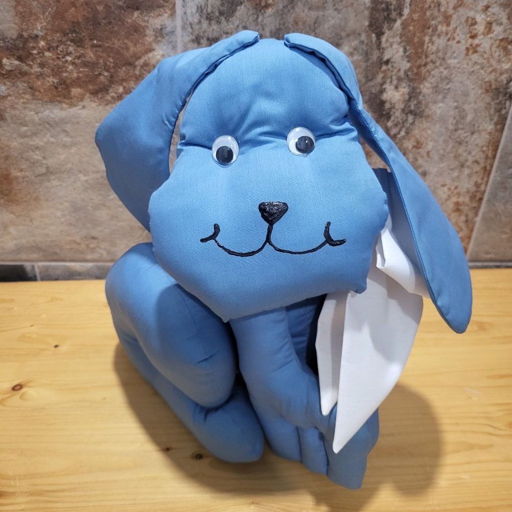 VTG Blue Dog Plush Stuffed Toy